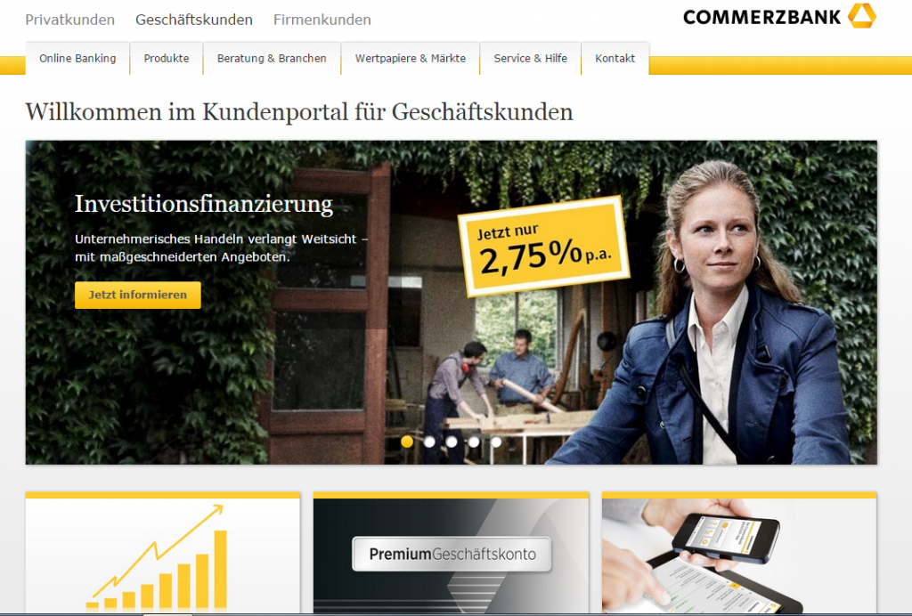 Commerzbank Geschäftskonto Erfahrungen » Test (07/2024)